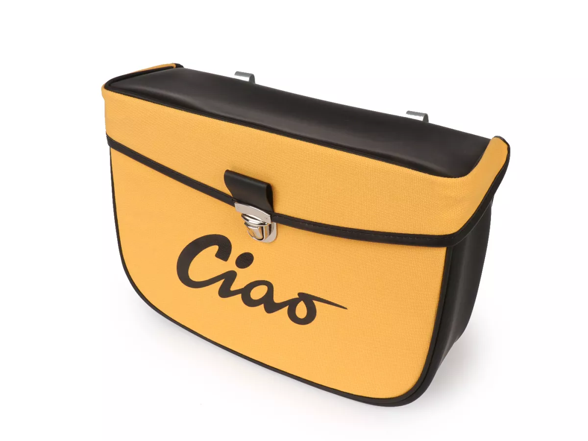 Saddlebag -MOTO NOSTRA- Ciao Yellow Black