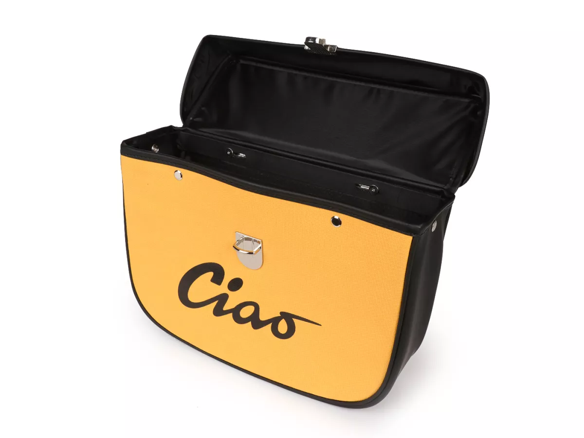 Saddlebag -MOTO NOSTRA- Ciao Yellow Black