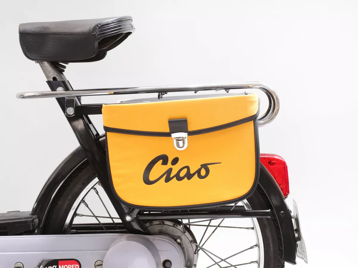 Saddlebag -MOTO NOSTRA- Ciao Yellow Black