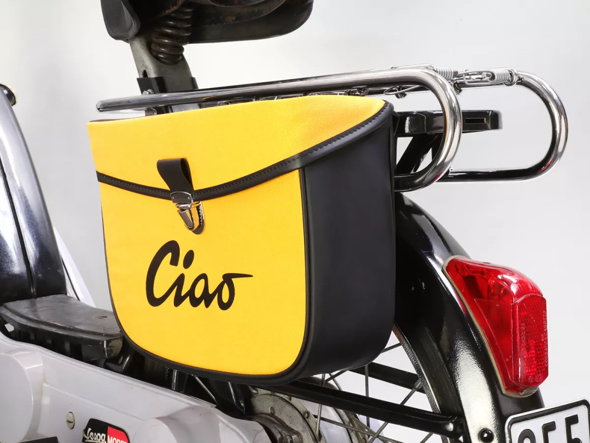 Saddlebag -MOTO NOSTRA- Ciao Yellow Black