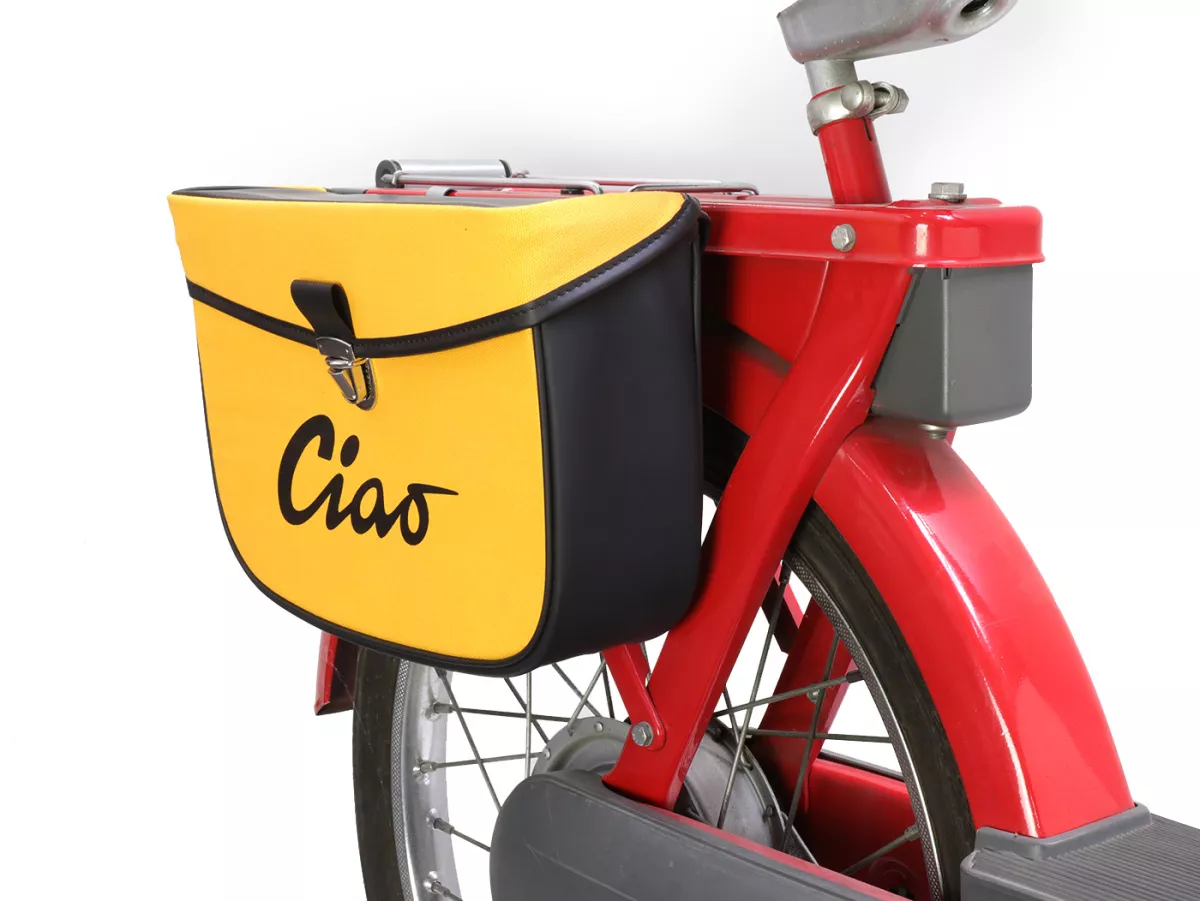 Saddlebag -MOTO NOSTRA- Ciao Yellow Black
