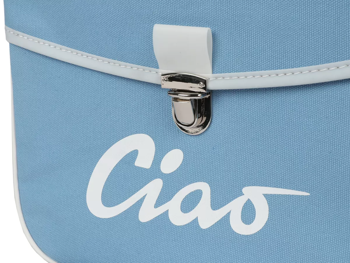 Zadeltas -MOTO NOSTRA- Ciao Blauw Grijs