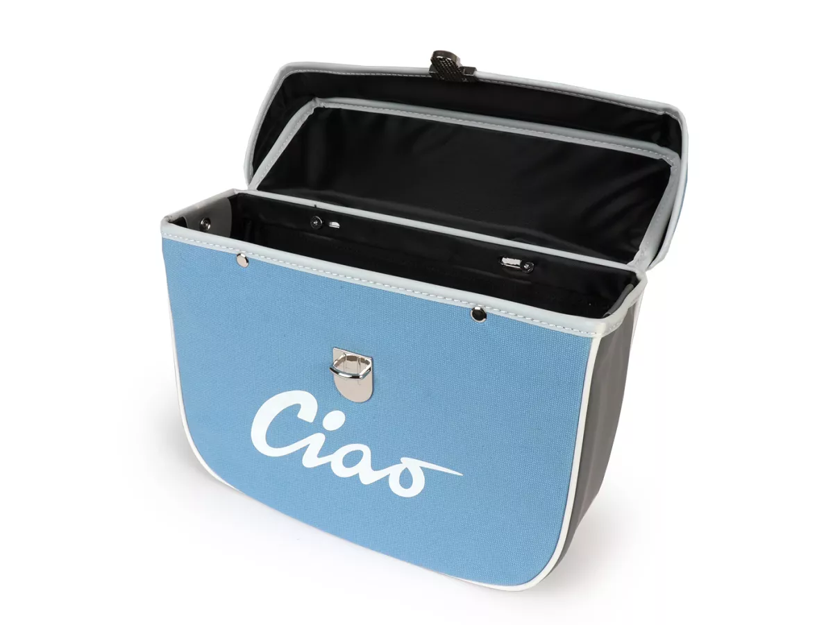 Zadeltas -MOTO NOSTRA- Ciao Blauw Grijs