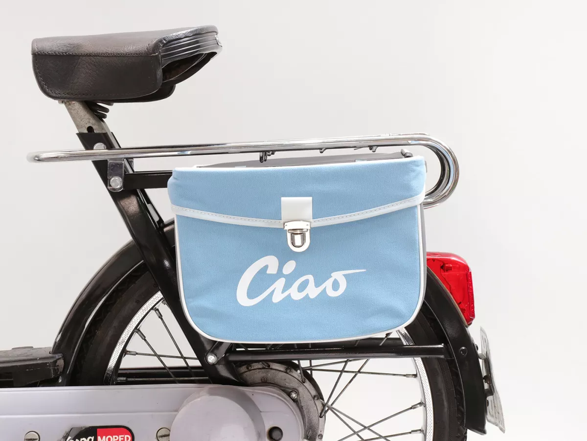 Zadeltas -MOTO NOSTRA- Ciao Blauw Grijs