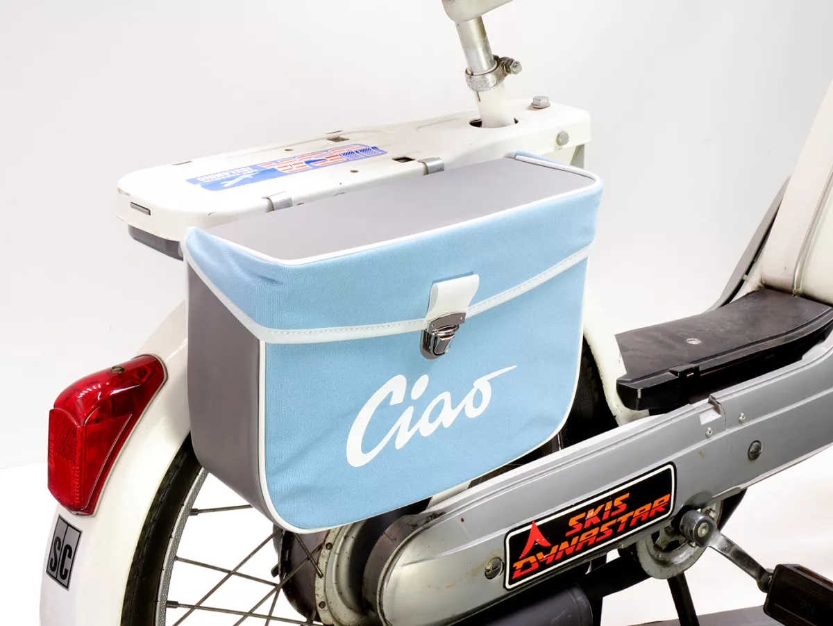 Zadeltas -MOTO NOSTRA- Ciao Blauw Grijs