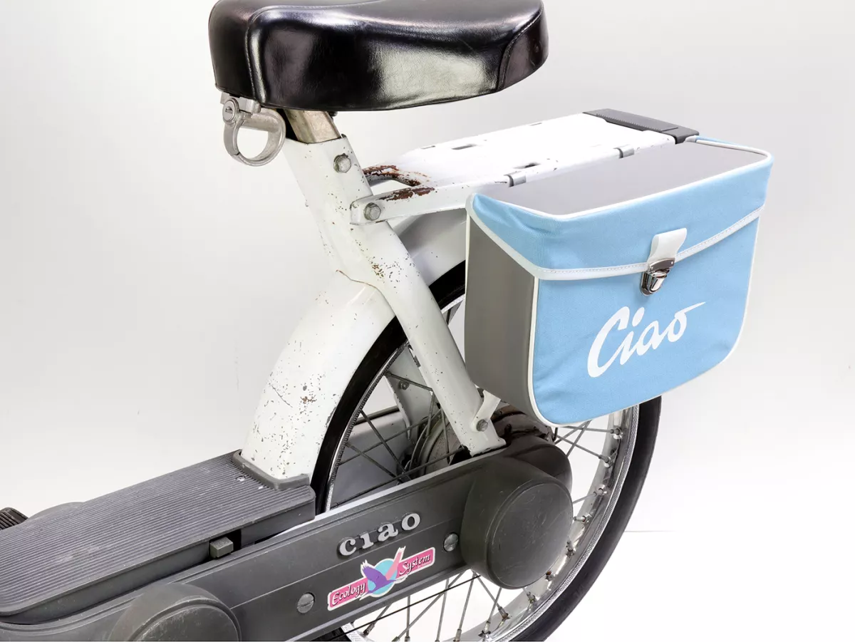 Zadeltas -MOTO NOSTRA- Ciao Blauw Grijs
