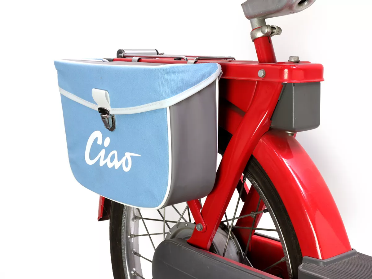 Zadeltas -MOTO NOSTRA- Ciao Blauw Grijs