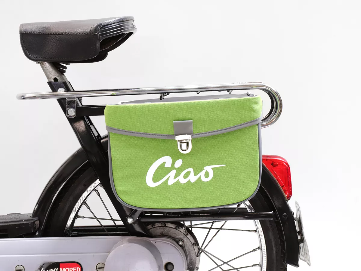 Zadeltas -MOTO NOSTRA- Ciao Groen Grijs