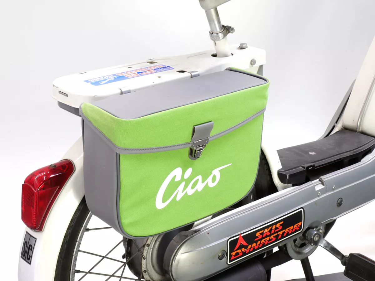 Zadeltas -MOTO NOSTRA- Ciao Groen Grijs