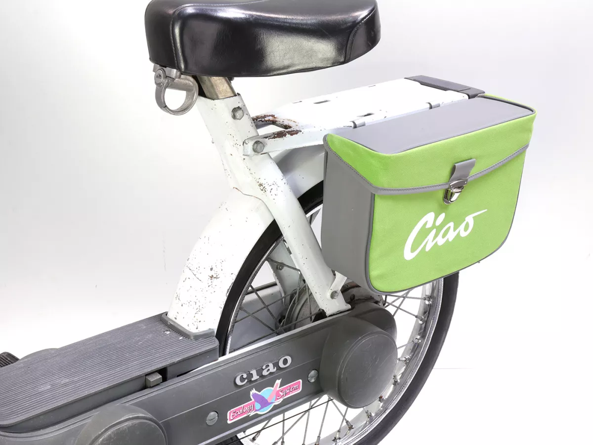 Zadeltas -MOTO NOSTRA- Ciao Groen Grijs
