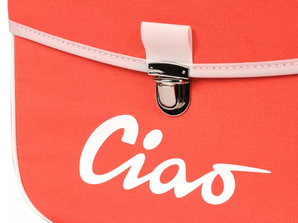 Zadeltas -MOTO NOSTRA- Ciao Oranje Grijs