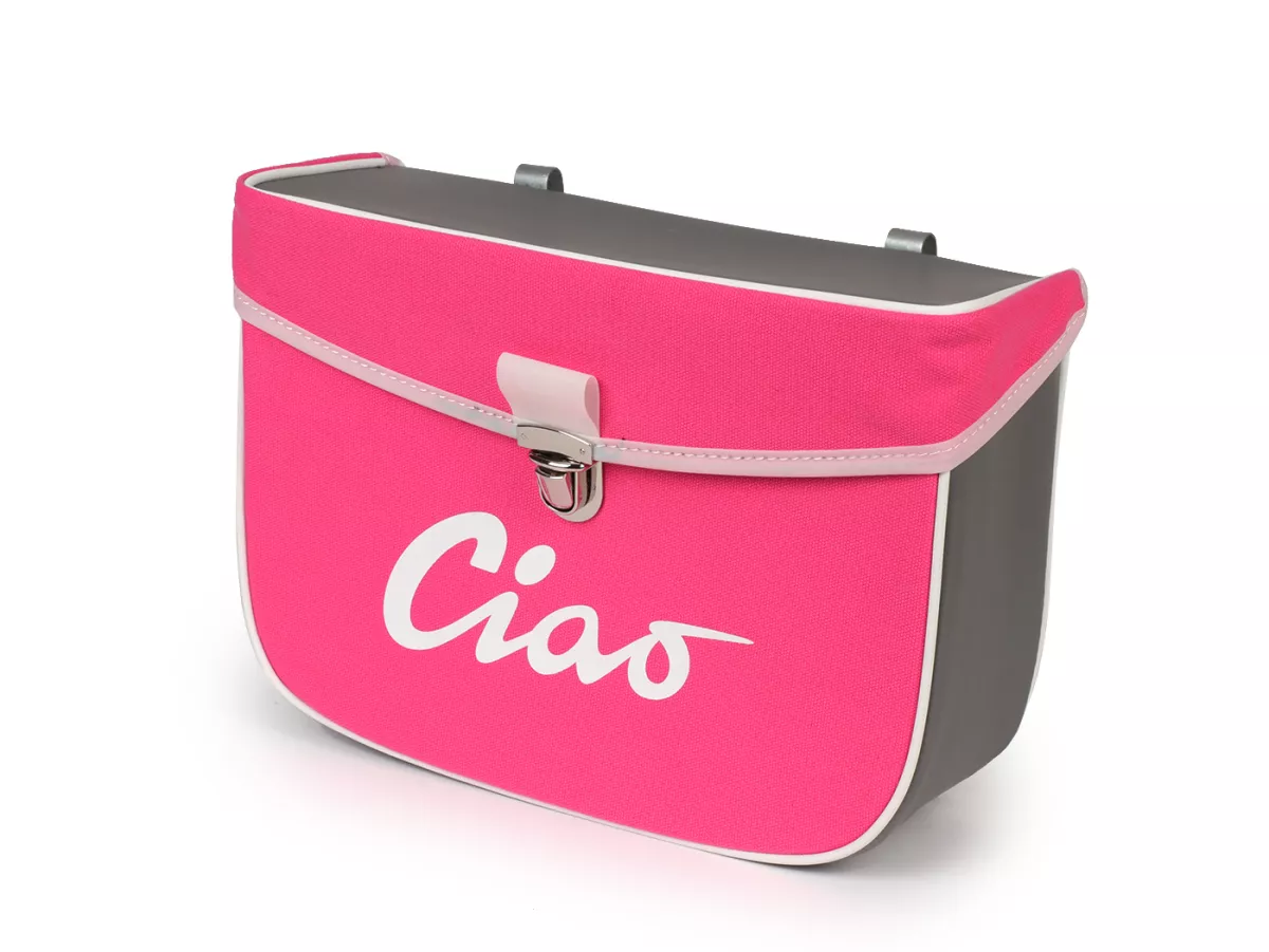 Sacoche de selle -MOTO NOSTRA- Ciao Rose Gris