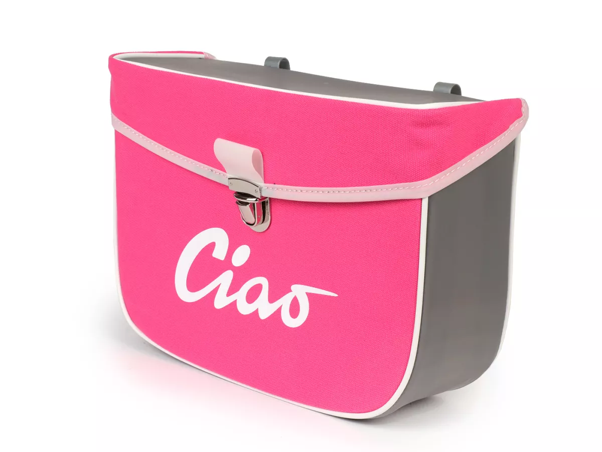 Sacoche de selle -MOTO NOSTRA- Ciao Rose Gris