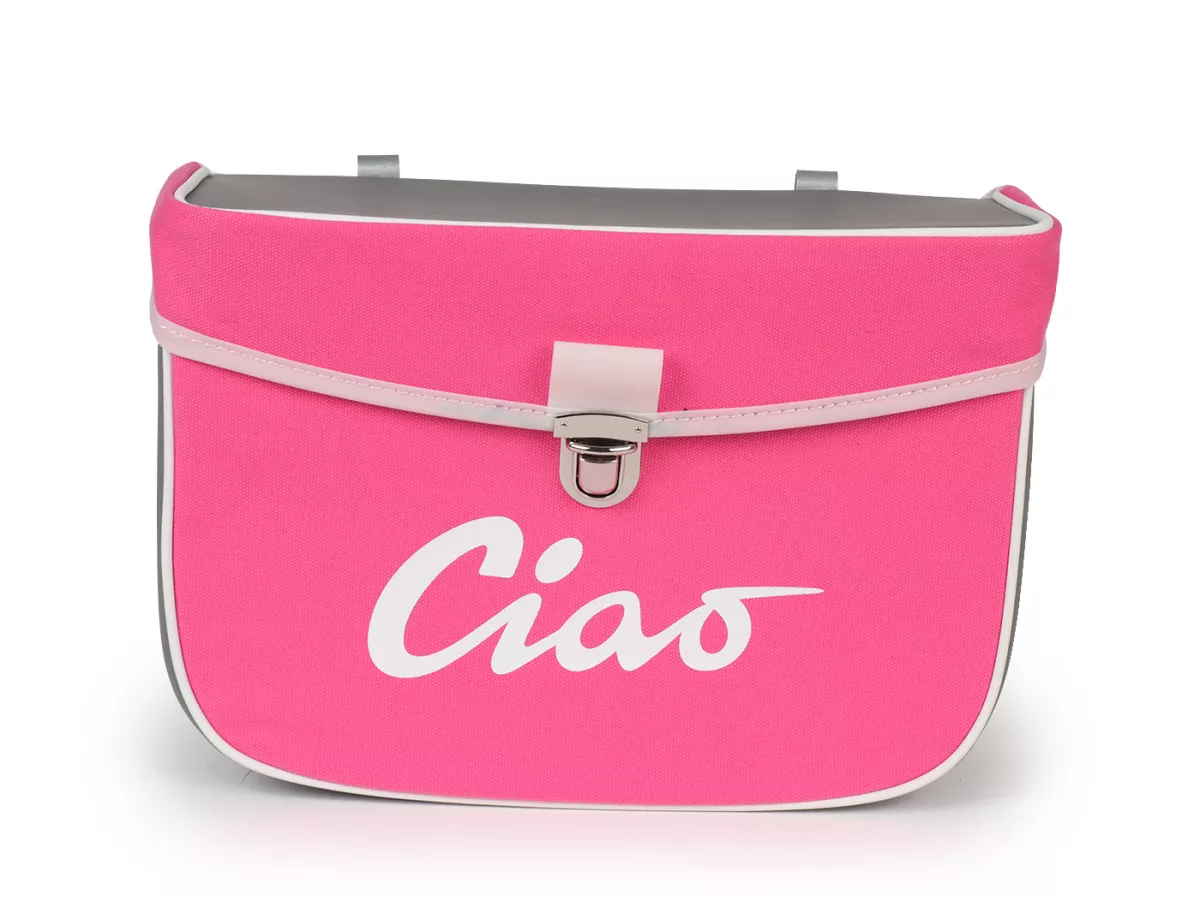 Sacoche de selle -MOTO NOSTRA- Ciao Rose Gris