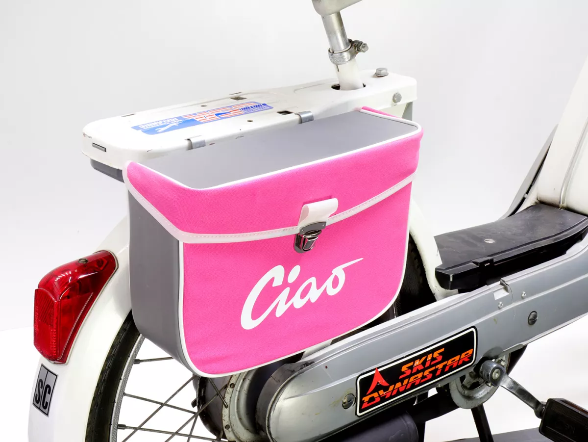 Sacoche de selle -MOTO NOSTRA- Ciao Rose Gris