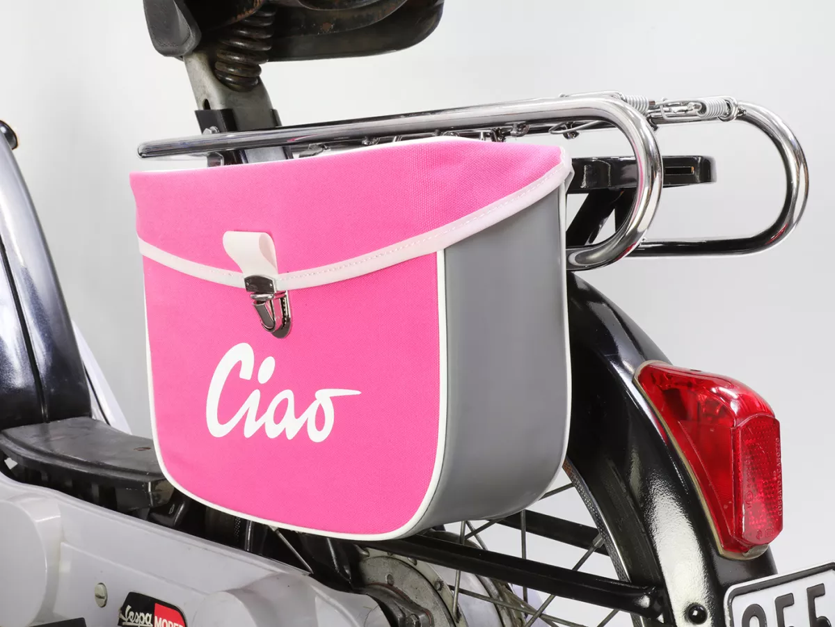 Sacoche de selle -MOTO NOSTRA- Ciao Rose Gris
