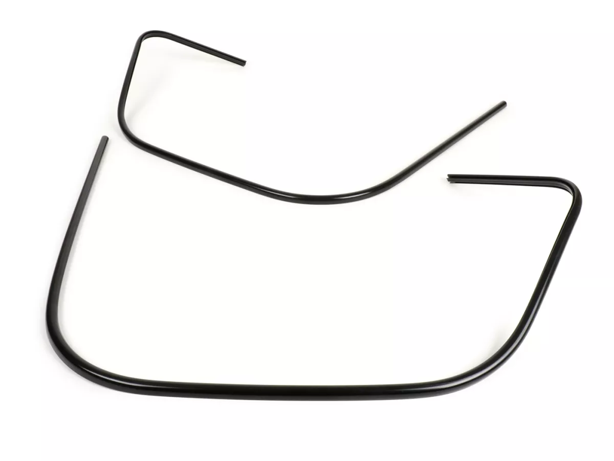 Leg shield beading set -MOTO NOSTRA HPE- Vespa GTS 125 (ZAPMA3700), Vespa GTS HPE 300 (ZAPMA3600), Vespa GTS Super 125 (ZAPMA3700), Vespa GTS Super HPE 300 (ZAPMA360, ZAPMD3100, ZAPMD3101, ZAPMD3102), Vespa GTV HPE 300 (ZAPMA3602, ZAPMA362) - black