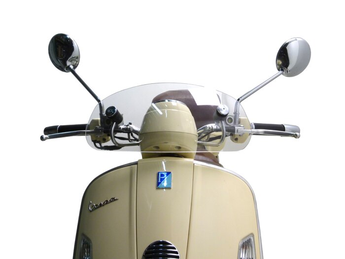 Voorruit -MOTO NOSTRA, b=435mm, h=195mm- Vespa GTV, GT 60 - transparant kleurloos