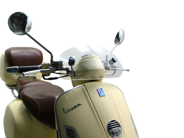 Voorruit -MOTO NOSTRA, b=435mm, h=195mm- Vespa GTV, GT 60 - transparant kleurloos