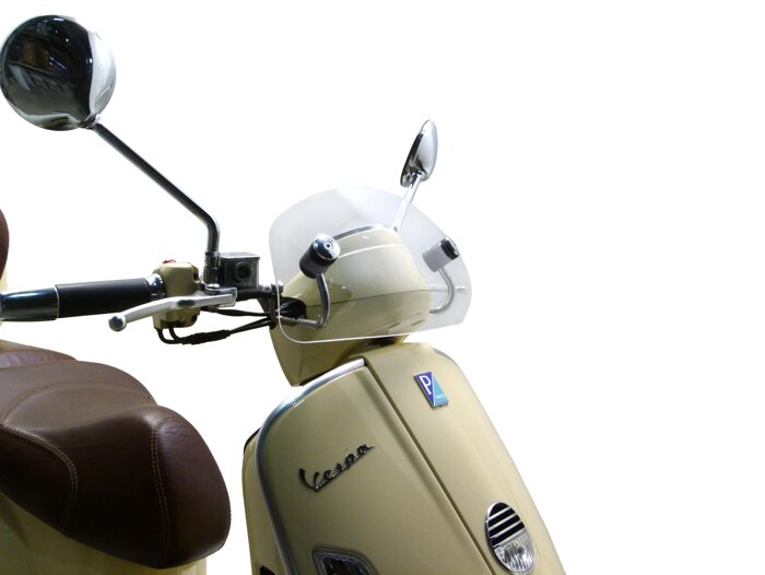 Voorruit -MOTO NOSTRA, b=435mm, h=195mm- Vespa GTV, GT 60 - transparant kleurloos