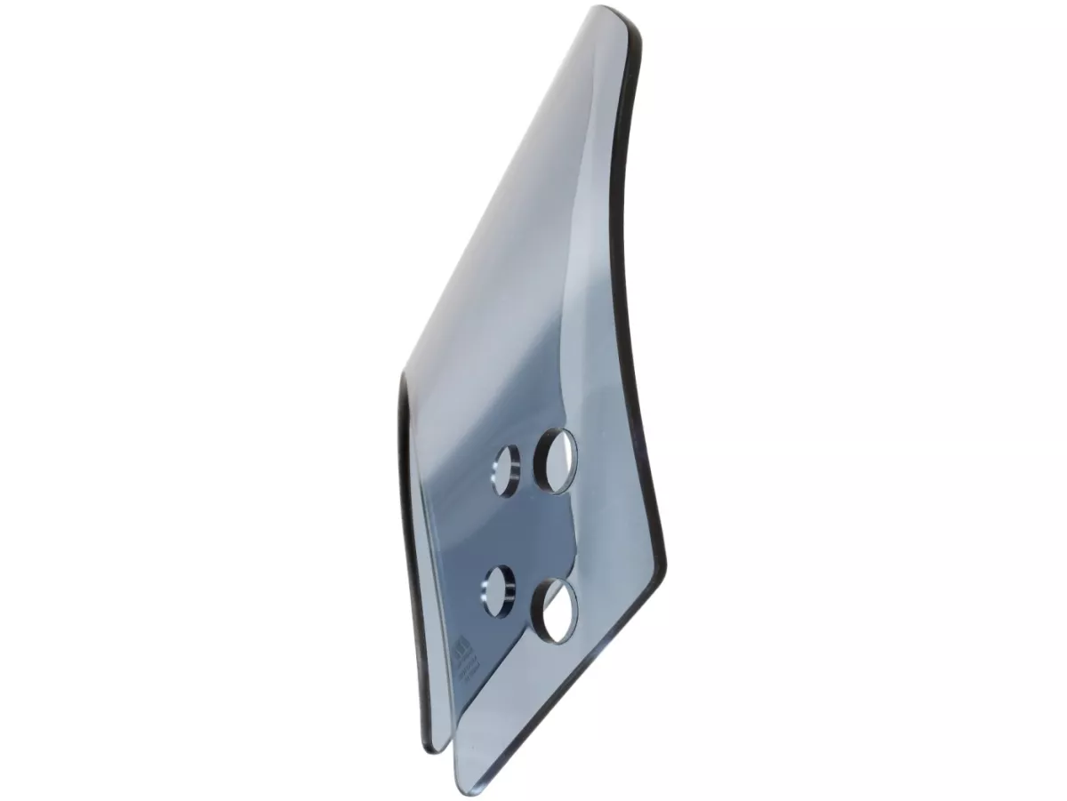Flyscreen without  bracket -MOTO NOSTRA, w=300mm, h=105mm- Vespa GT, GTL, GTS, GTS Super 125-300cc (-2022) - smoke grey