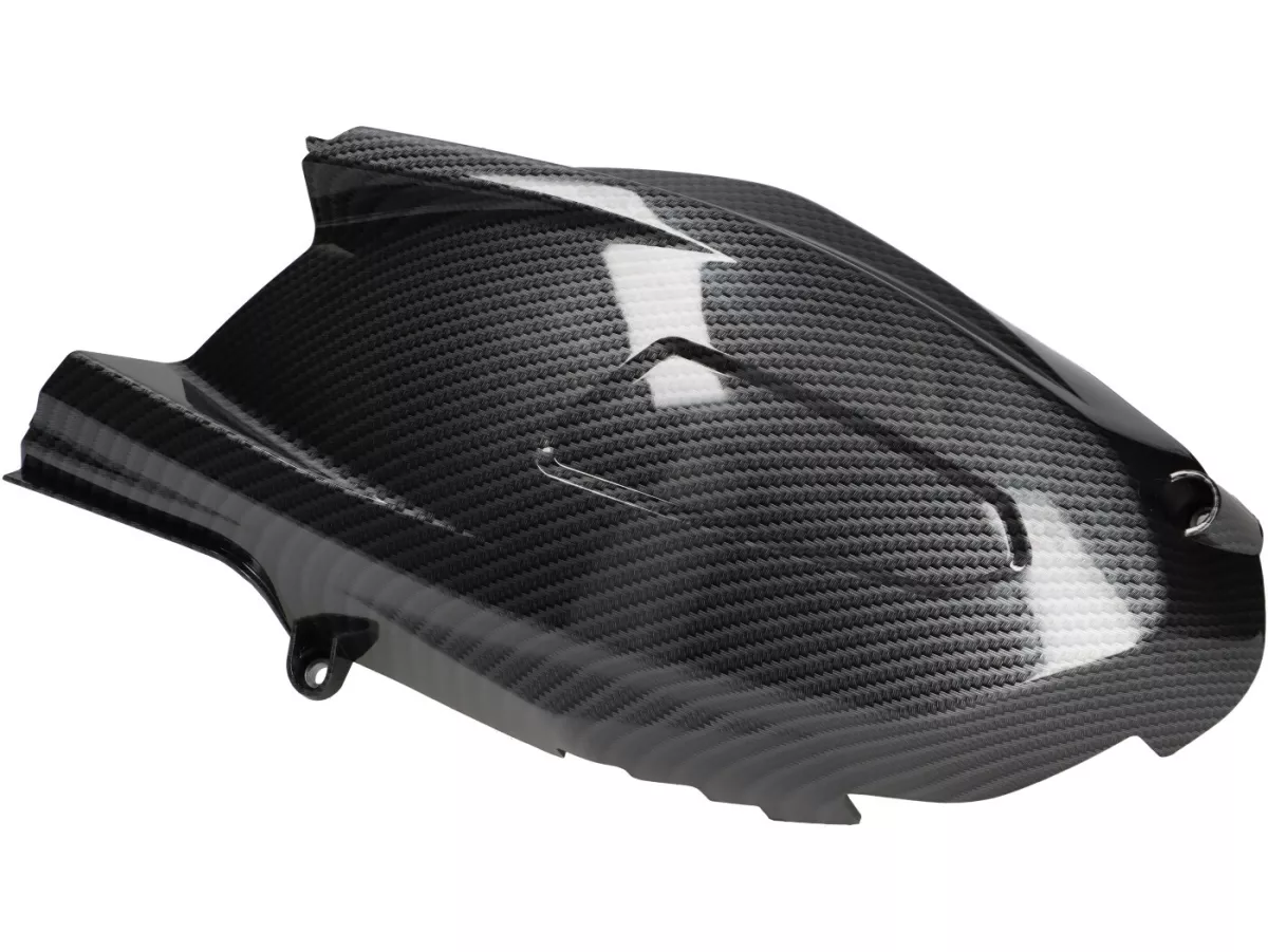 Couvercle extérieur du moteur -MOTO NOSTRA, look carbone- Vespa GTS HPE 300 (ZAPMA3600), Vespa GTS Super HPE 300 (ZAPMA360, ZAPMD3100, ZAPMD3101, ZAPMD3102), Vespa GTV HPE 300 (ZAPMA3602, ZAPMA362)