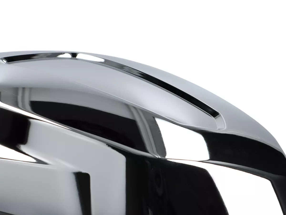 Cover Vario -MOTO NOSTRA, berlapis krom- Vespa GTS HPE 300 (ZAPMA3600), Vespa GTS Super HPE 300 (ZAPMA360, ZAPMD3100, ZAPMD3101, ZAPMD3102), Vespa GTV HPE 300 (ZAPMA3602, ZAPMA362)