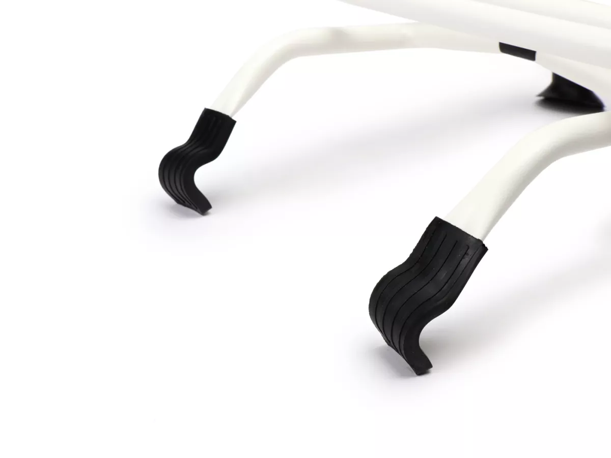 Front rack, fold down -MOTO NOSTRA- Vespa GT, GTL, GTV, GTS, GTS Super, GT60 - 125-200-250-300cc, yoc 2003-2018 - white