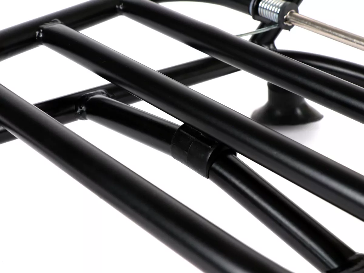 Porte bagages avant rabattable -MOTO NOSTRA- Vespa GT, GTL, GTV, GTS, GTS Super, GT60, HPE, Supertech, Super Sport, Sei Giorni (jusqu'en 2022) - noir mat