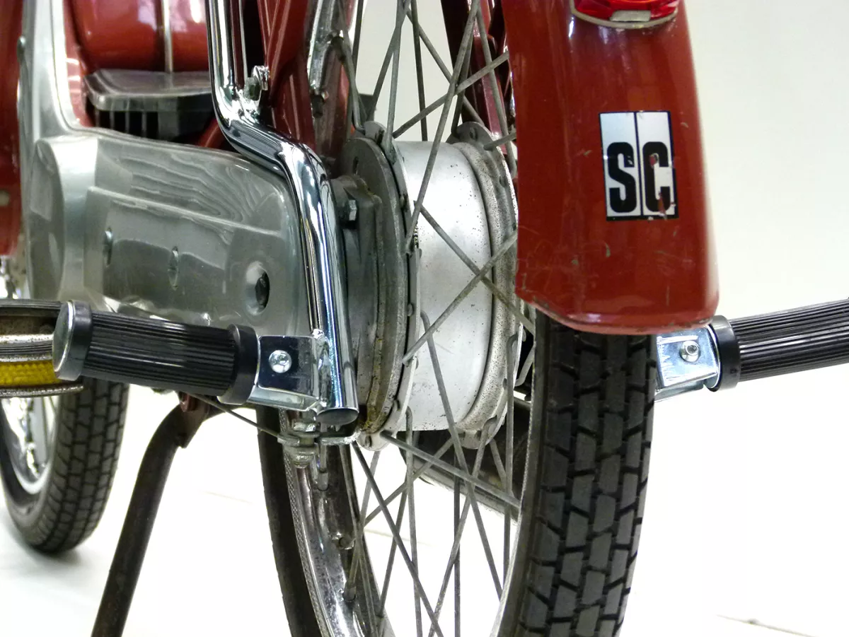 Pedane posteriori -MOTO NOSTRA- Piaggio Ciao -Cromo