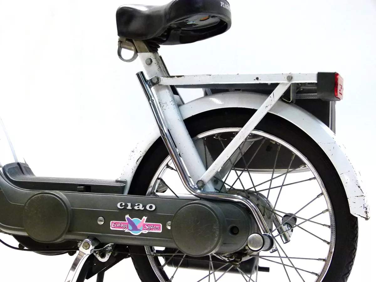 Pedane posteriori -MOTO NOSTRA- Piaggio Ciao -Cromo