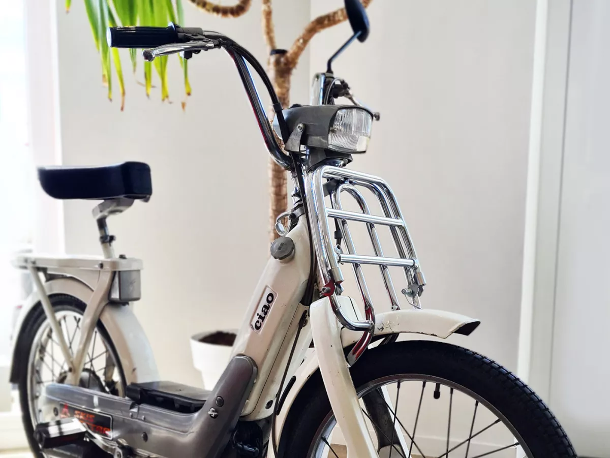 Bagagedrager voor -MOTO NOSTRA- Piaggio Ciao - Chroom V2