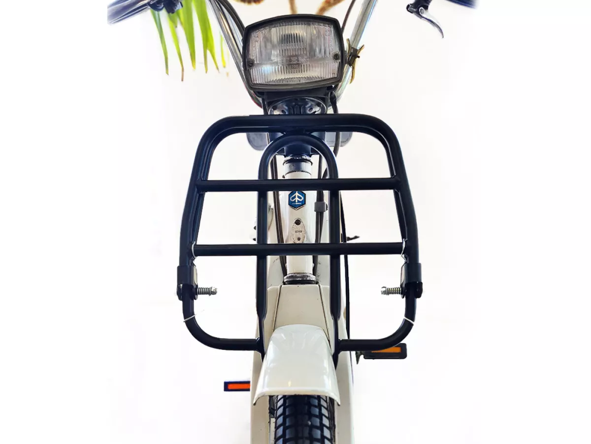 Portaequipajes delantero -MOTO NOSTRA- Piaggio Ciao - Negro mate V2