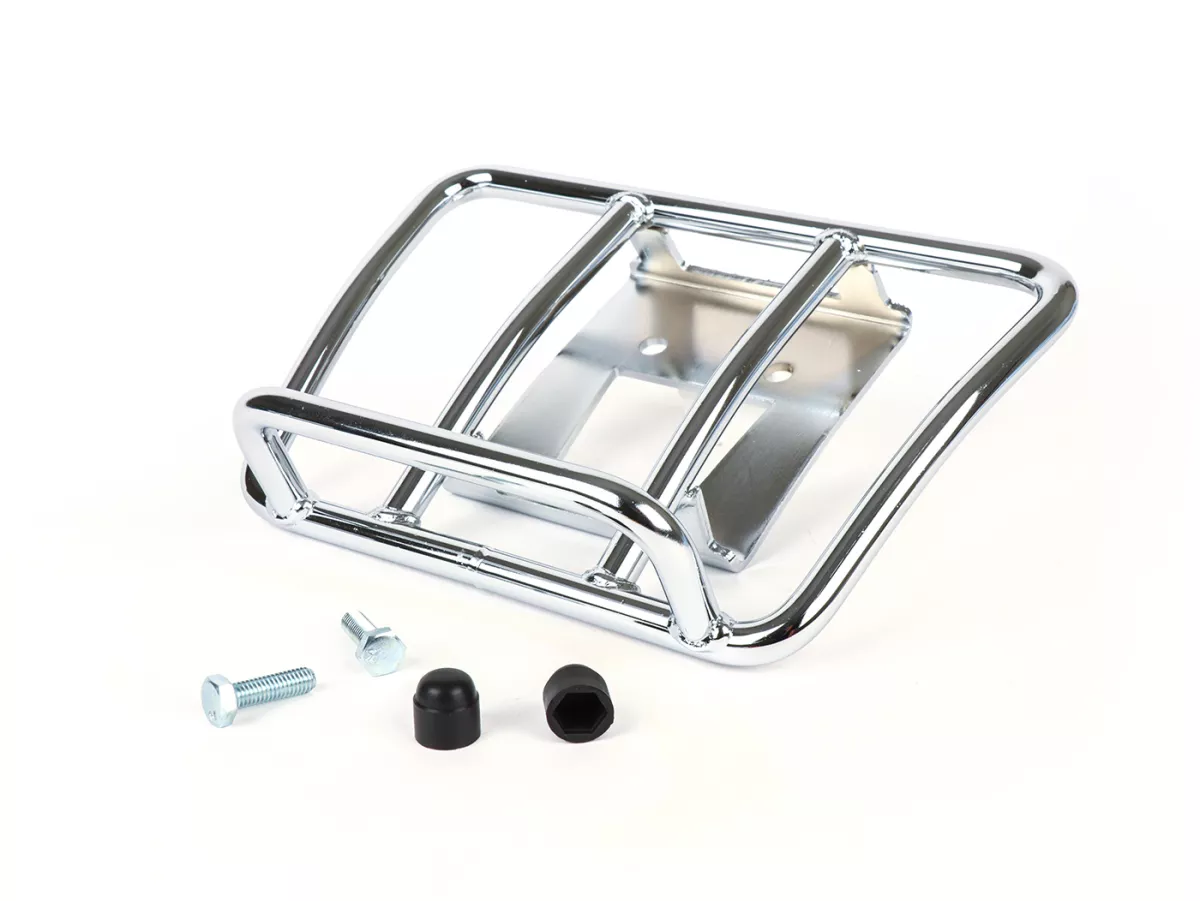 Bagagerek achter -MOTO NOSTRA- Sprint Rack - Vespa GTS HPE, GTS 125-310 Keyless Basic, Super, Super Sport, Super Tech - chroom