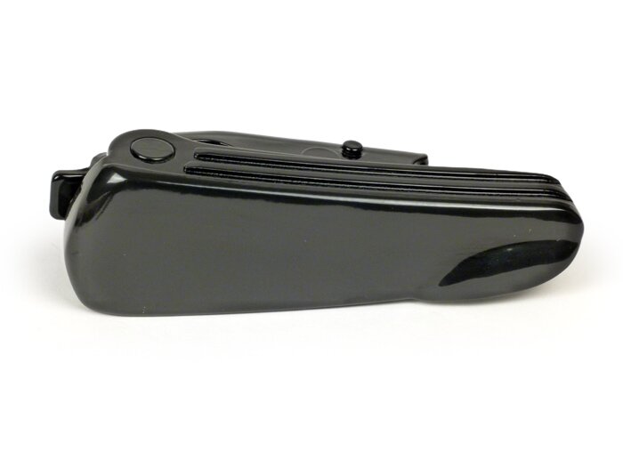 Foot peg -PIAGGIO customized by MOTO NOSTRA- Vespa GT, GTL, GTS 125-300, GTV - glossy black - lhs