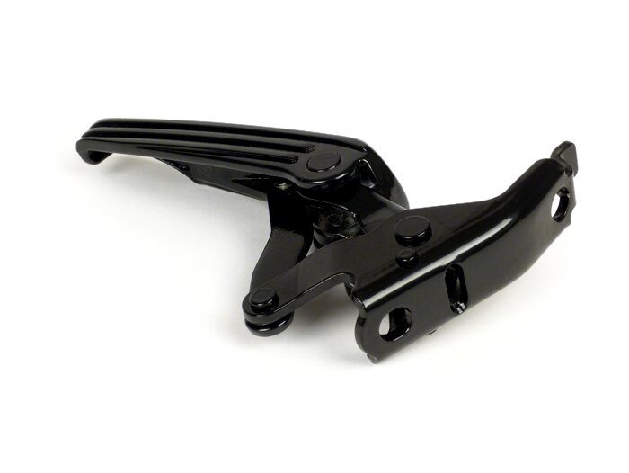 Foot peg -PIAGGIO customized by MOTO NOSTRA- Vespa GT, GTL, GTS 125-300, GTV - glossy black - lhs