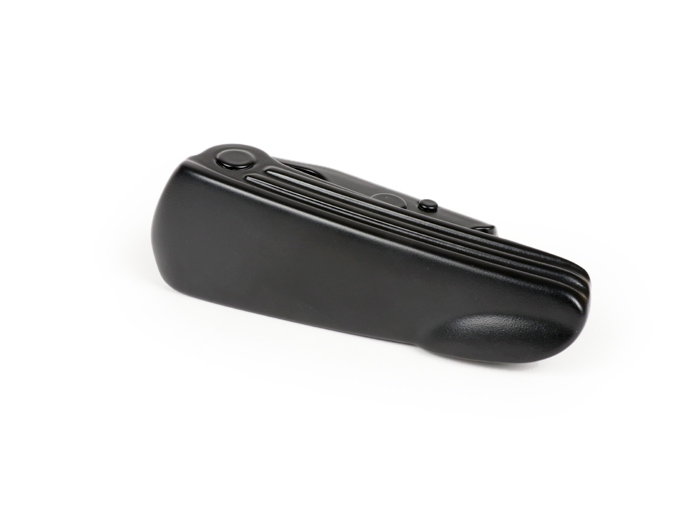 Foot peg -PIAGGIO customized by MOTO NOSTRA- Vespa GT, GTL, GTS 125-300, GTV - matt black - lhs