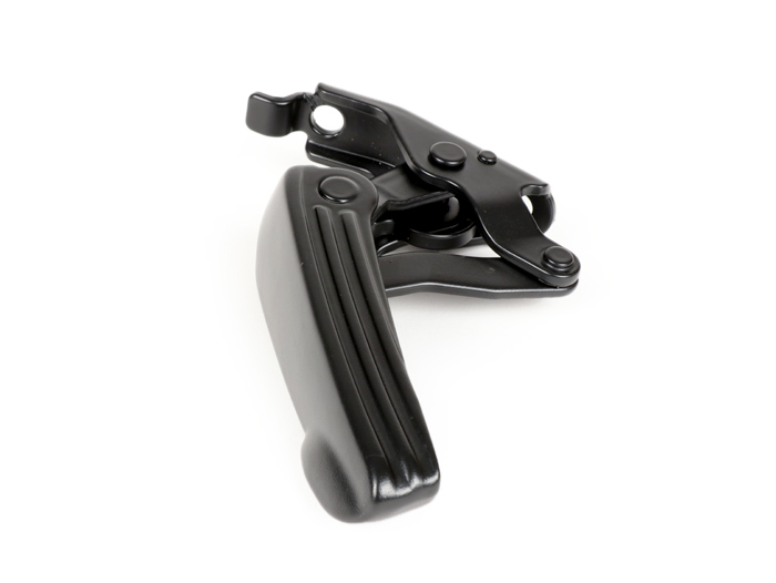 Foot peg -PIAGGIO customized by MOTO NOSTRA- Vespa GT, GTL, GTS 125-300, GTV - matt black - lhs