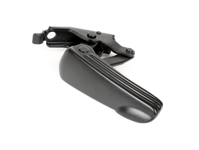 Foot peg -PIAGGIO customized by MOTO NOSTRA- Vespa GT, GTL, GTS 125-300, GTV - matt black - lhs