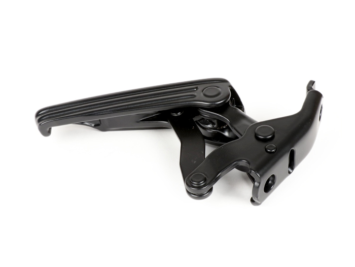 Foot peg -PIAGGIO customized by MOTO NOSTRA- Vespa GT, GTL, GTS 125-300, GTV - matt black - lhs