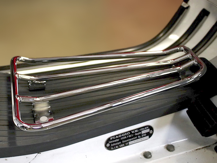 Pembawa bagasi step-through -MOTO NOSTRA- Vespa PX (1984-), T5 - chrome