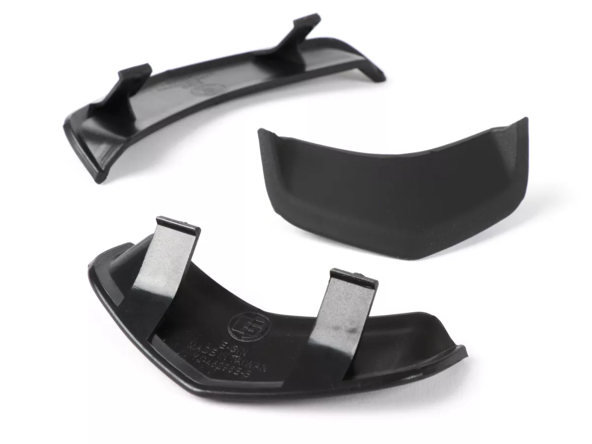 Kit garniture descente de klaxon-MOTO NOSTRA, noir mat- Vespa GTS125/300 (2019-2022), GTS Super (iGet/HPE), GTS Supersport (iGet/HPE), GTS Touring (iGet/HPE), GTS SuperTech (iGet/HPE), GTS Yacht Club, GTS SuperNotte