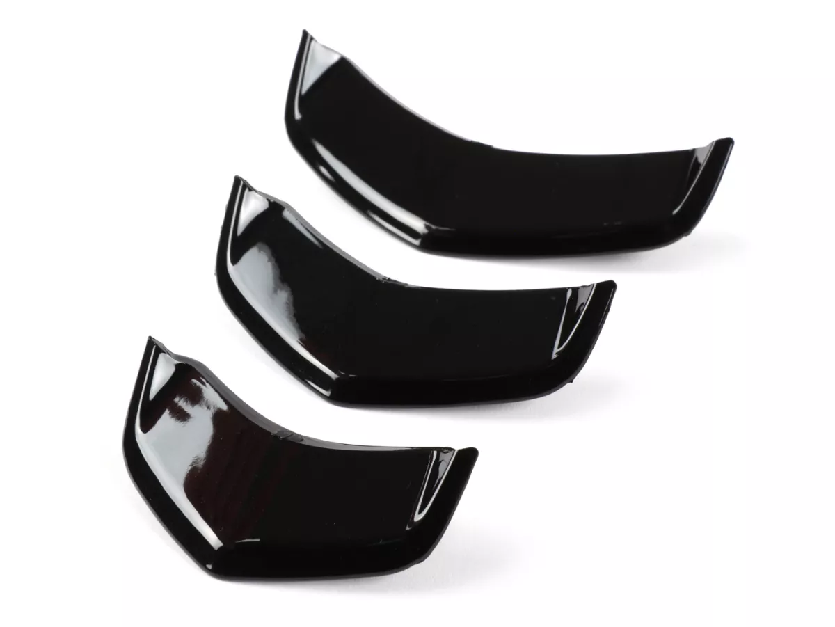 Kit garniture descente de klaxon-MOTO NOSTRA, noir brillant- Vespa GTS125/300 (2019-2022), GTS Super (iGet/HPE), GTS Supersport (iGet/HPE), GTS Touring (iGet/HPE), GTS SuperTech (iGet/HPE), GTS Yacht Club, GTS SuperNotte
