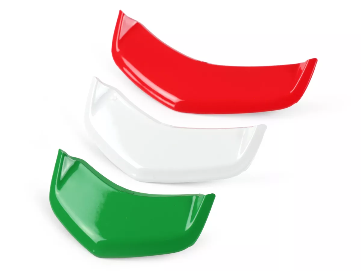 Set di inserti a cascata -MOTO NOSTRA, stile italiano- Vespa GTS125/300 (2019-2022), GTS Super (iGet/HPE), GTS Supersport (iGet/HPE), GTS Touring (iGet/HPE), GTS SuperTech (iGet/HPE), GTS Yacht Club, GTS SuperNotte
