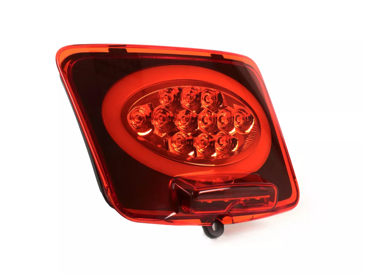 Lampu belakang -MOTO NOSTRA, LED, SLIMSTYLE- Vespa GTS 125-300, GTV (2014-2018, facelift) - merah