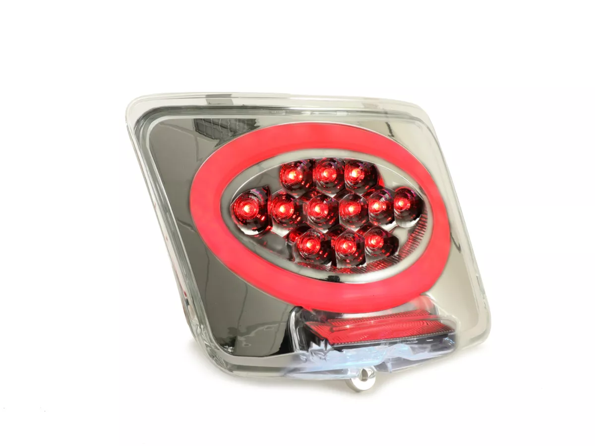 Feu arrière -MOTO NOSTRA, LED, SLIMSTYLE- Vespa GTS 125-300, GTV (2014-2018, Facelift) - incolore