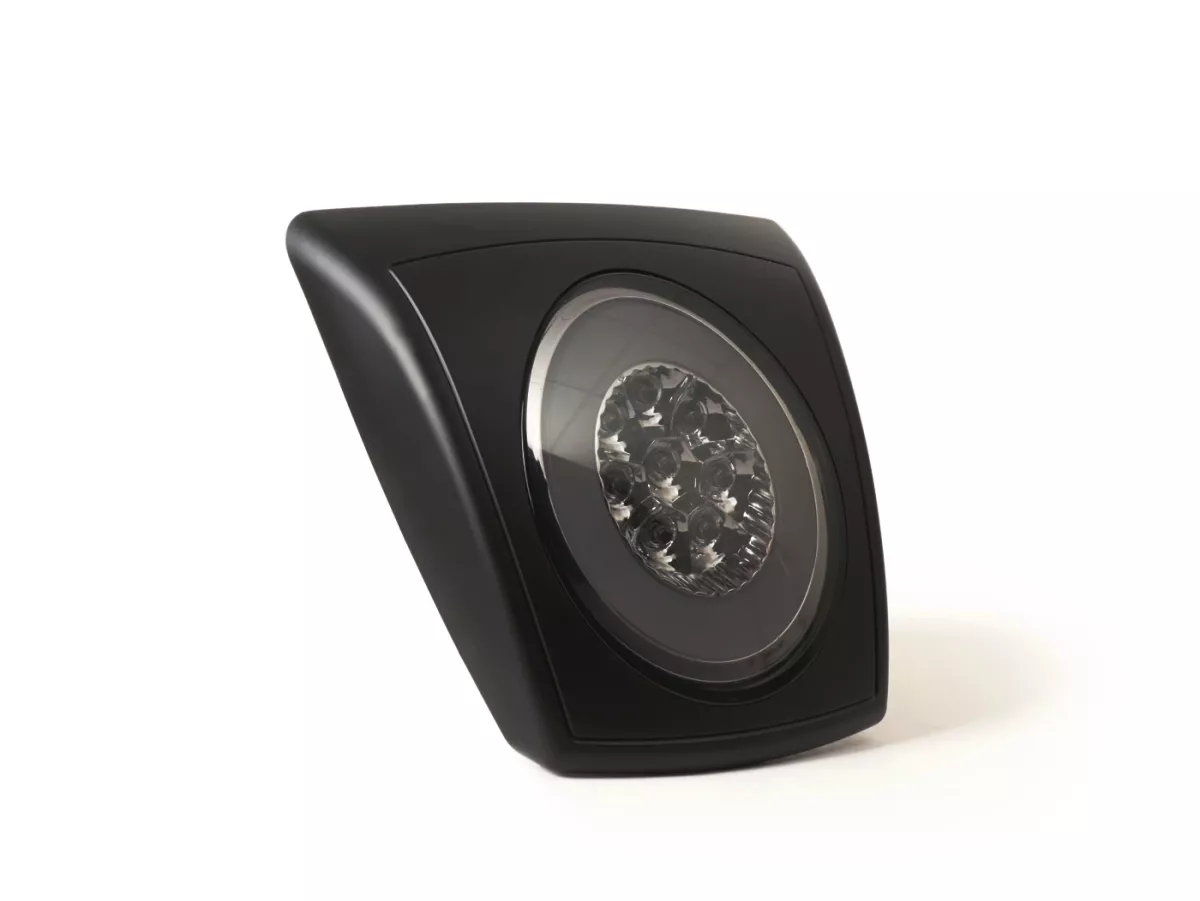Tail light -MOTO NOSTRA, LED, SLIMSTYLE- Vespa Primavera, Sprint - black