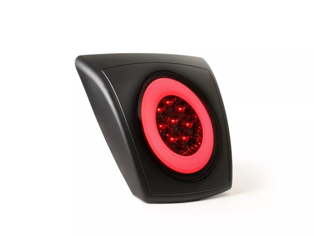 Tail light -MOTO NOSTRA, LED, SLIMSTYLE- Vespa Primavera, Sprint - black