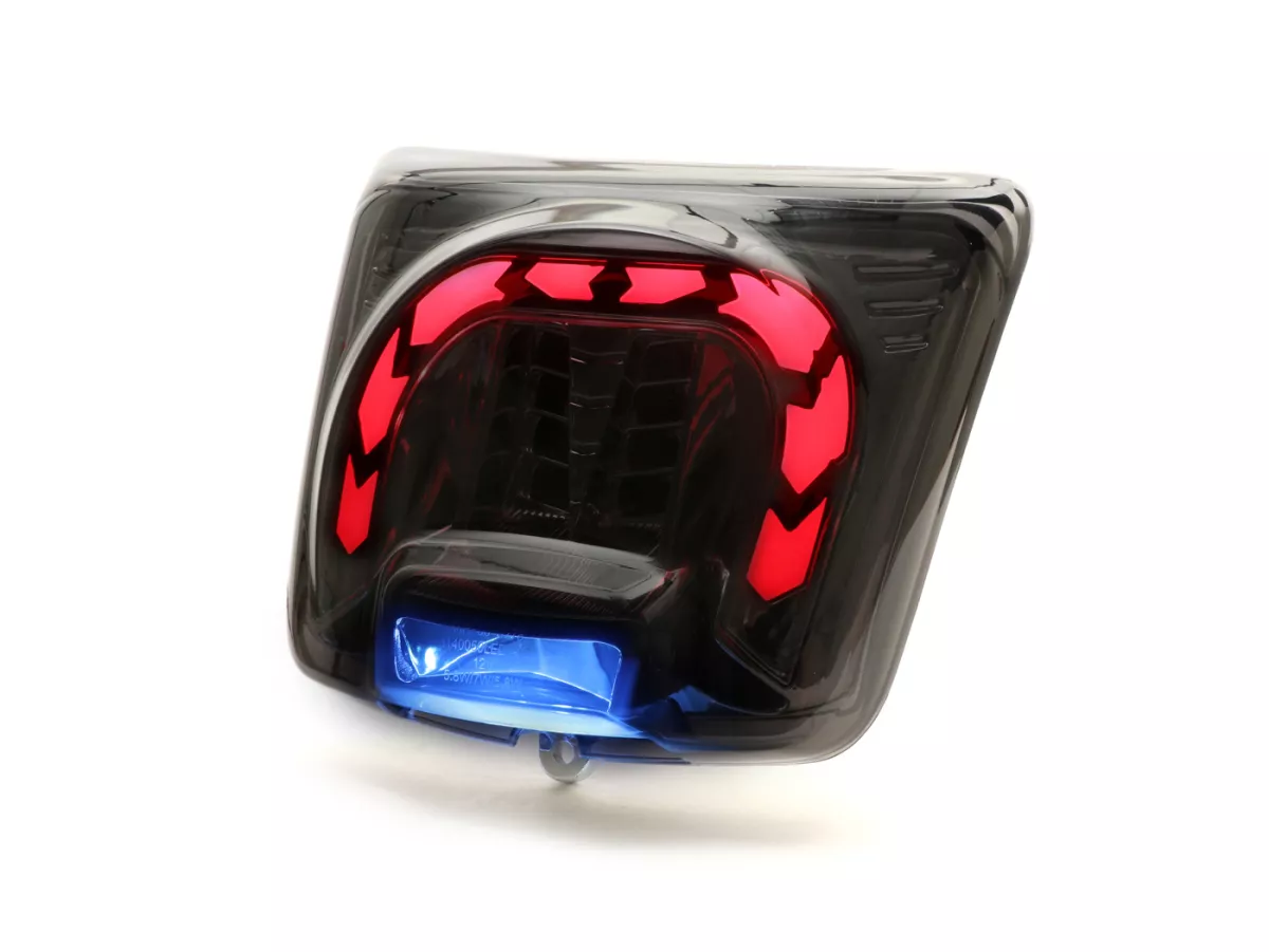 Fanale posteriore -MOTO NOSTRA, LED- Vespa GT, GTS 125-300, GTV (2014-2018, facelift) - nero