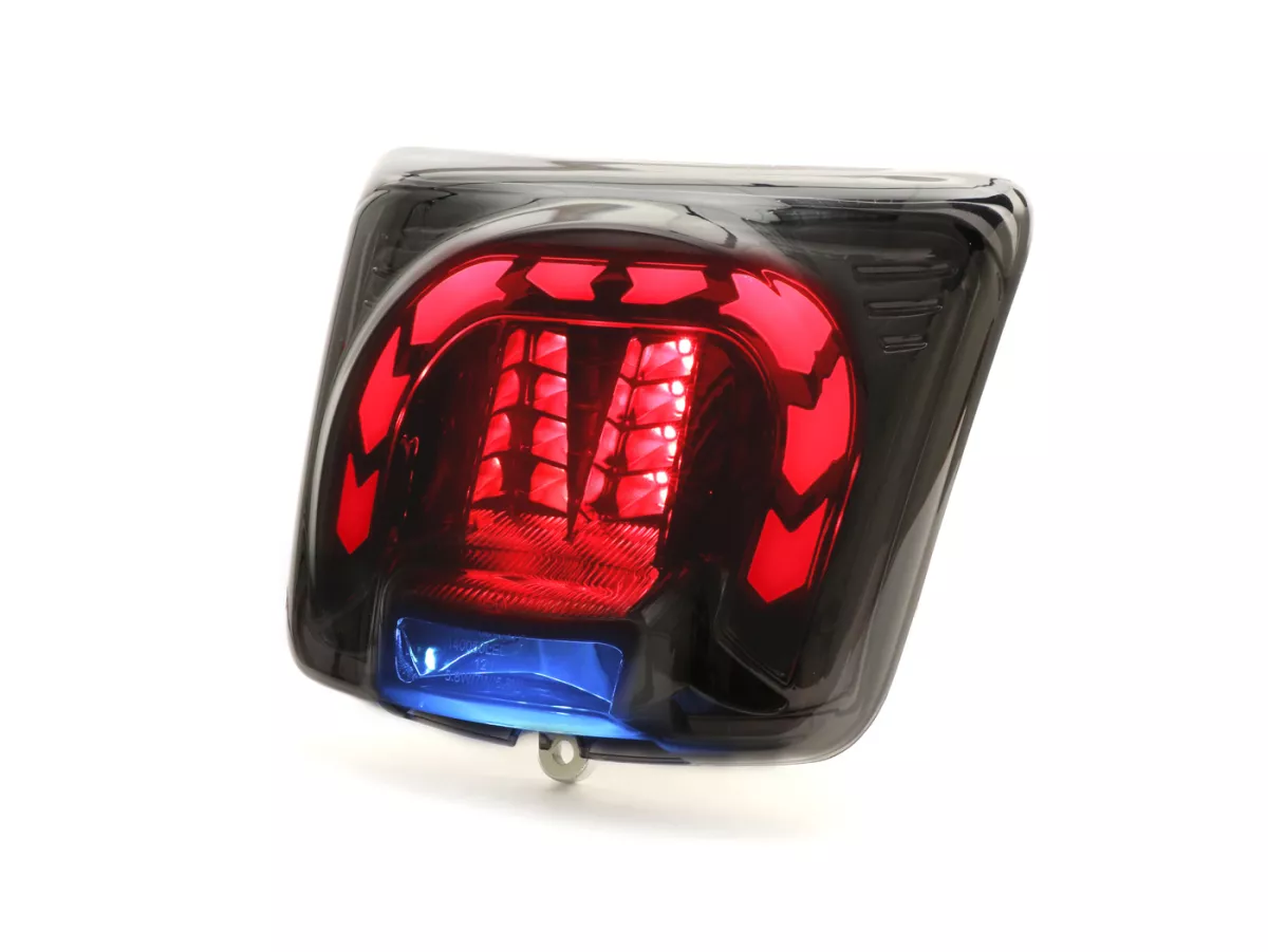 Fanale posteriore -MOTO NOSTRA, LED- Vespa GT, GTS 125-300, GTV (2014-2018, facelift) - nero